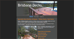 Desktop Screenshot of brisbanedecks.com.au