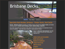 Tablet Screenshot of brisbanedecks.com.au